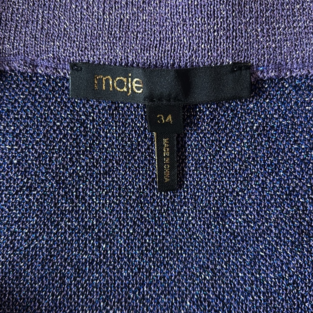 Maje Knit Mini Skirt (Size 34) - Picture 4 of 7